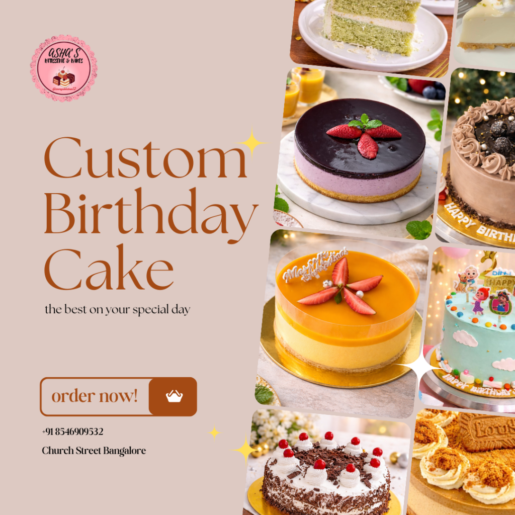 White and Brown Photo Collage Birthday Cake Promotion Instagram Post